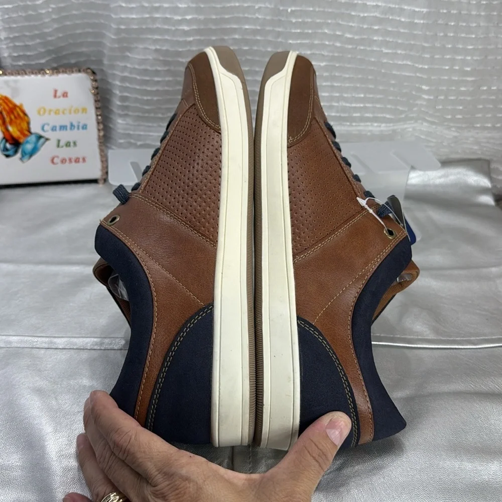 (W9) George Men's Brown and Black Casual Sneakers, size 11-(1), 12-(5) - Picture 9 of 11